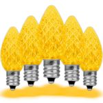 PeakPro Yellow C7 LED Replacement Bulbs 25 Pack