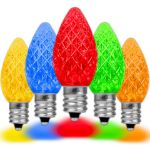 PeakPro Multi Colored C7 LED Replacement Lamps 25 Pack