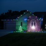 LED C9 Glitzer by Holidynamics Multi Color 5pk