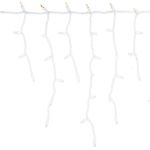 RetroGlo® Clear 100 Light Icicle Lights White Wire Long Drops