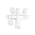 Coaxial X Connector - White