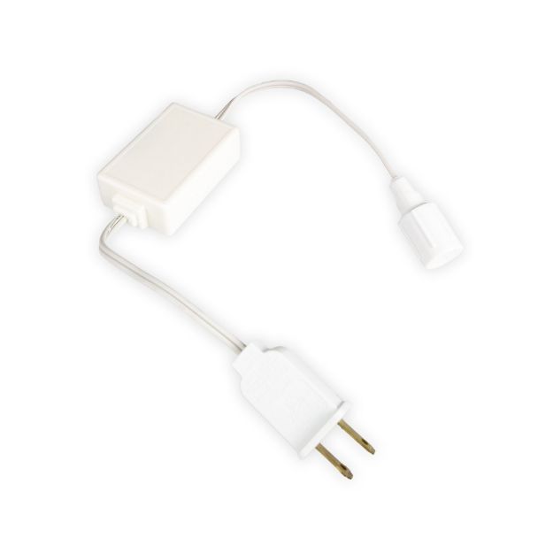 Coaxial Power Connector - White