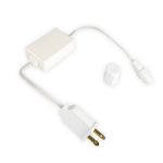 Coaxial Power Connector - White
