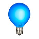 RetroGlo® Blue Satin G40 Globe Bulbs 25 Pack