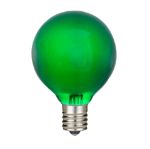 RetroGlo® Green Satin G40 Globe Bulbs 25 Pack