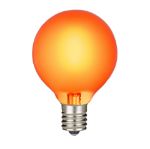 RetroGlo® Orange Satin G40 Globe Bulbs 25 Pack