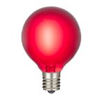 RetroGlo® Red Satin G40 Globe Bulbs 25 Pack