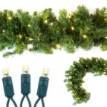 9' Lighted True Twinkle Deluxe Colorado Pine Garland