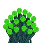 G12 50 LED Green 6" Spacing Green Wire