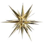 24" LED Moravian Star - Gold Metallic