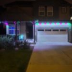 50ft Permanent Outdoor Eve Lights App Controlled RGBTW White Wire