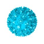 50 Teal LED 6" Sphere