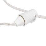 15 LED C9 Icicle Drop White Wire - Pure White