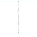 35 LED C9 Icicle Drop Green Wire - Pure White
