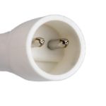 Coaxial Y Connector - White