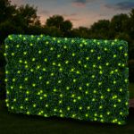 Lime Green LED Net Lights 4x6 Green Wire