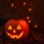 RetroGlo® Orange Mini Lights 100 Light on Brown Wire 50 Feet Long