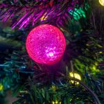 Modern Multi Color Diamond Faceted LED G50 Globe Bulbs - 25pk