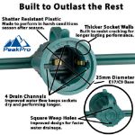 PeakPro Commercial Grade C9 1000' Spool 12" Spacing 10 Amp Green Wire