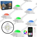 50ft Permanent Outdoor Eve Lights App Controlled RGBTW White Wire