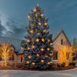 24" LED Moravian Star - Red Metallic