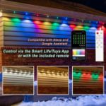 50ft Permanent Outdoor Eve Lights App Controlled RGBTW White Wire