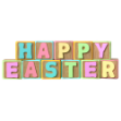 2' Happy Easter Blocks