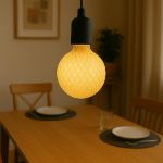 Diamond Luxe G125 LED Glass Globe Bulb