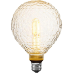 Dimpled Dawn G125 LED Glass Globe Bulb