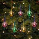 Yellow/Purple/Green Bubble Light With Silver Glitter Replacements 3 Pack 