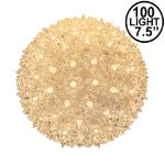 Clear 100 Light Starlight Sphere 7.5"