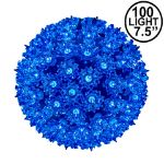 Blue 100 Light Starlight Sphere 7.5"