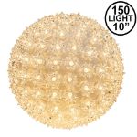 Clear 150 Light Starlight Sphere 10"