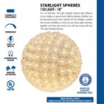 Green 150 Light Starlight Sphere 10"
