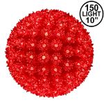 Red 150 Light Starlight Sphere 10"