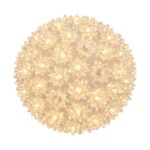 100 Light 7.5" Clear Twinkling Starlight Spheres