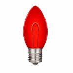 Red C9 U-Shaped LED Plastic Flex Filament Replacement Bulbs 25 Pack 