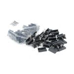 SPT-2 Male Plugs Black - 5 Pack